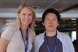 3層のチョコレートムース