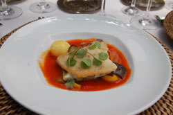 スズキとラタトゥイユ